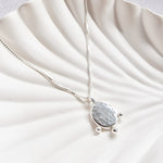 Sale Silver Pebble Pendant