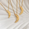 Sale Gold Vermeil Moon Necklace