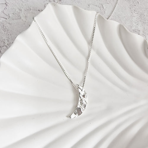 Silver Moon Necklace