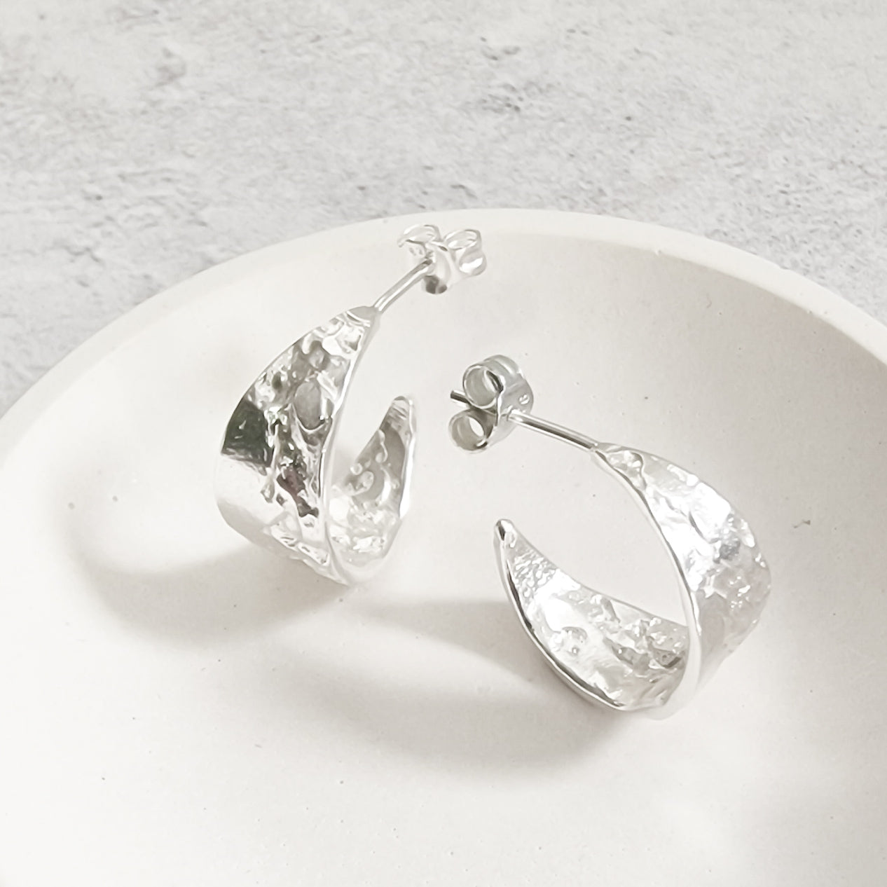 Small Faceted Hoop Earrings | Limited Edition – Marion Made