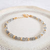 Sale Faceted Beaded Gold Bracelets