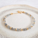 Sale Faceted Beaded Gold Bracelets