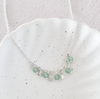 Sale Silver & Aventurine Confetti Necklace