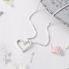 Silver Love Heart Necklace