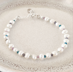 Sale Freshwater Pearl & Gemstone Bracelet