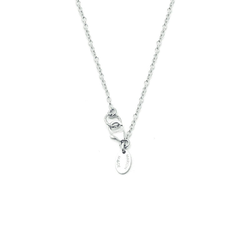 Silver & Pearl Confetti Necklace