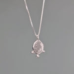 Silver Pebble Pendant