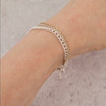 Sale Silver and Gold Vermeil Multi Chains Bracelet