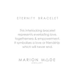 Interlocking Eternity Circle Bracelet