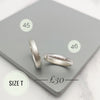 Sale Linear Textured Silver Rings