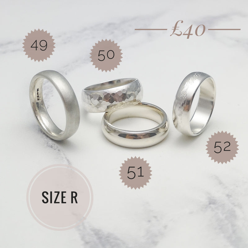 Sale Chunky Silver Rings