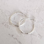 Ripple Hoop Earrings