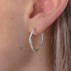 Ripple Hoop Earrings