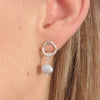 Ripple Pearl Drop Earrings