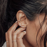 Delicate Silver Ear Cuff
