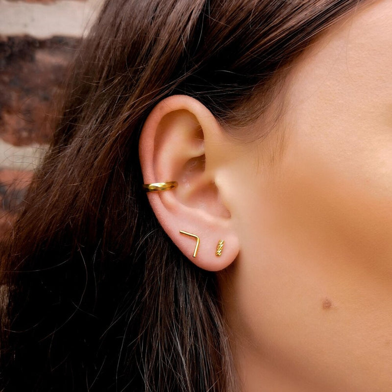 Macy's Bar Stud Earrings Set in 14k Gold - Macy's